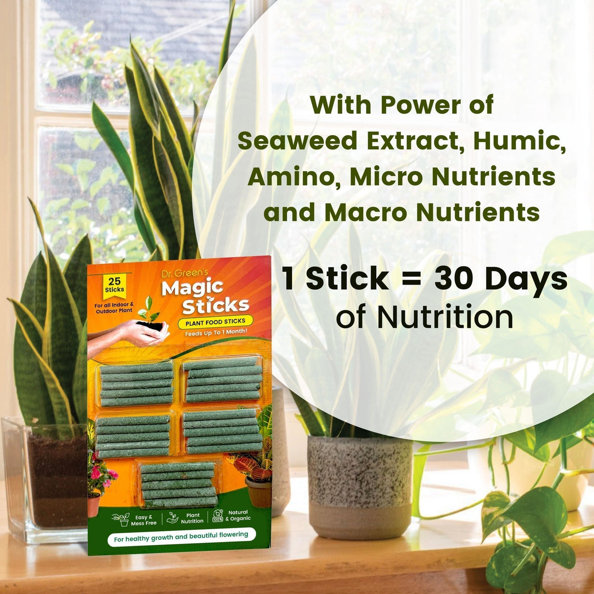 Dr. Green's Magic Plant Sticks